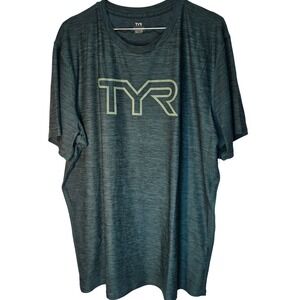 TYR Airtec NEW Emerald Green XL Men's Quick Dry Lightweight Athletic Shirt